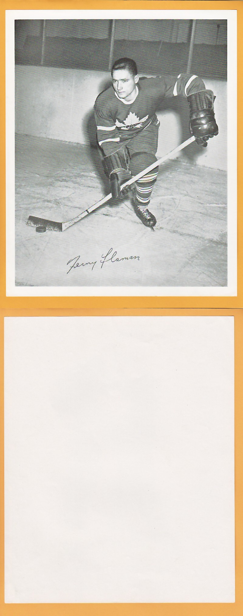 1945-54 QUAKER OATS PHOTO FERNY FLAMAN photo 1945-54 QUAKER OATS PHOTO FERNY FLAMAN photo